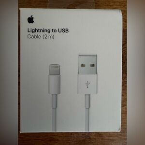 Apple Lightning to USB Cable — White